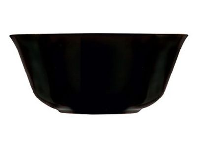 Carine Noir Schaaltje D12cm Zwart 