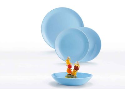 Diwali Lichtblauw Serviesset 18-delig 