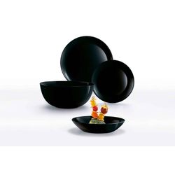 Luminarc Diwali Noir Set De Table 19pcs Opale  