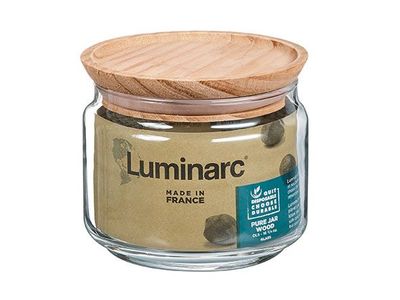 Pure Jar Voorraadpot Houten Deksel 0,50l Durable