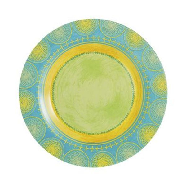 Propriano Turquoise Plat Bord 25cm  