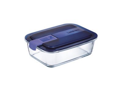 Easy Box Rechthoek 122cl Blauw Deksel Tempered Sodo