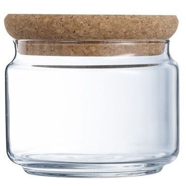 Luminarc Pure Jar Voorraadpot Kurk Deksel O,50 L Durable