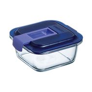 Easy Box Carre 38cl Couvercle Bleu Sodo Trempe 