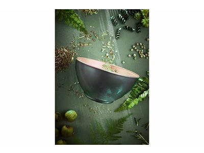 Flashy Bowl Green Leaf 50cl 