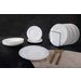 Plumi White Serviesset Set18 6x Dinner - 6x Deep - 6x Dessert 