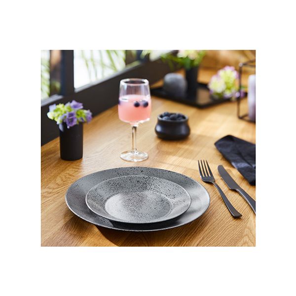 Luminarc Slate Dessertbord Zwart D18cm 