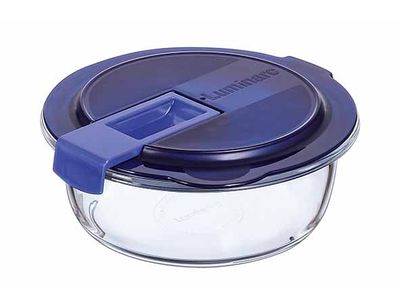 Easy Box Doos 67cl D15cm Rond Blauw Deksel