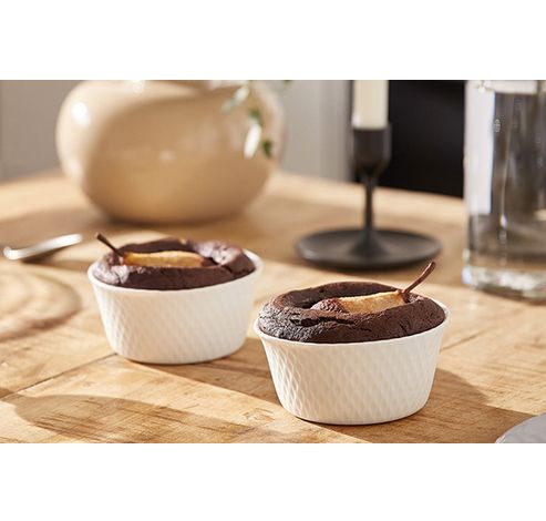 Smart Cuisine Wavy Ramekin Wit  D11cm 28cl  Luminarc