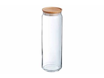 Pure Jar Wood Voorraadpot 2l D10,5xh31,4cm