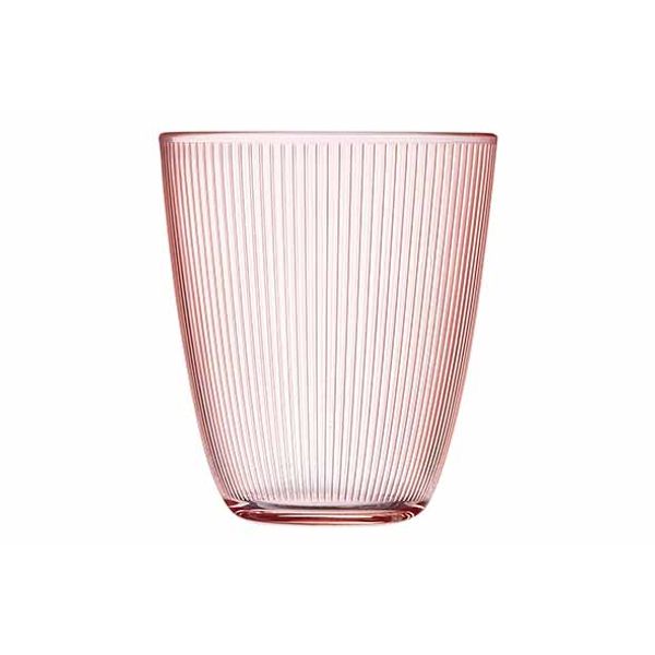 Concepto Stripy Glas Roze 31cl  