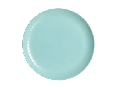 Pampille Turquoise Assiette Plate D25cm 