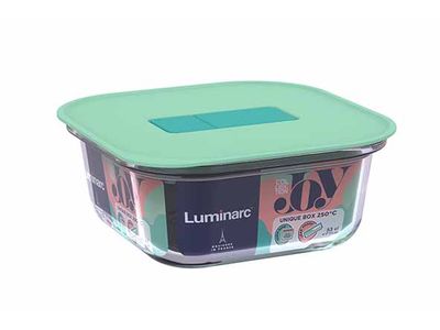Unique Bewaardoos 53cl Vierkant 14x14xh57,5cm - Groen Deksel