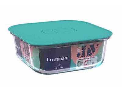 Unique Bewaardoos 110cl Vierkant 181x181xh6,1cm - Blauw Deksel