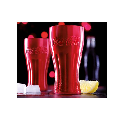 Coca Cola Mirror Red Glas 37cl   Luminarc