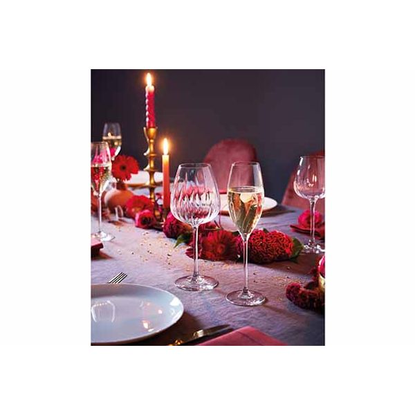 Cristal d'Arques Swirly Champagneglas 24cl Set4 