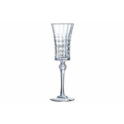 Cristal d'Arques Lady Diamond Verre Champagne 15cl Set4 D7,5xh23,1cm 