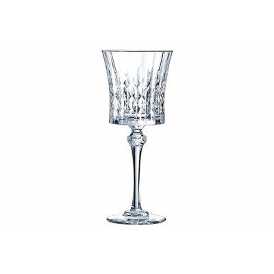 Lady Diamond Verre A Vin 27cl Set4 D8,9xh21,2cm  Cristal d'Arques