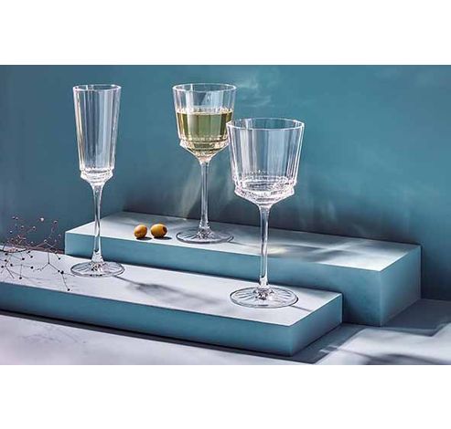 Macassar Champagneglas 17cl Set4 D6,1xh23,3cm  Cristal d'Arques