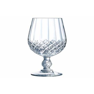 Longchamp Verre Liqueur Cognac 32cl Set4 D8,8xh12,8cm  Cristal d'Arques