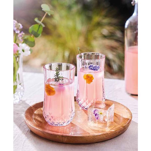 Cristal d'Arques Longchamp Tumbler Fh 28cl Set4 D6,5xh13cm