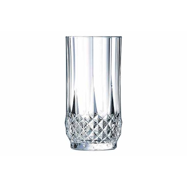 Cristal d'Arques Longchamp Tumbler Fh 28cl Set4 D6,5xh13cm