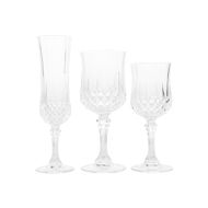 Longchamp Set De Verres 18pcs 6x Vin Blanc 6x Vin Rouge 6x Champagne 