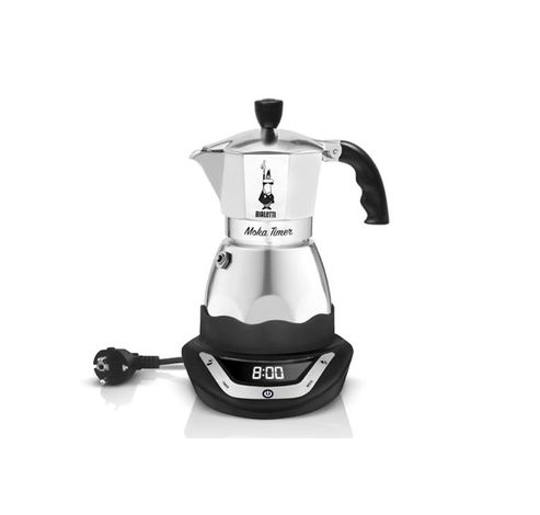 Moka Timer Cafetiere 6t-elektrisch   Bialetti