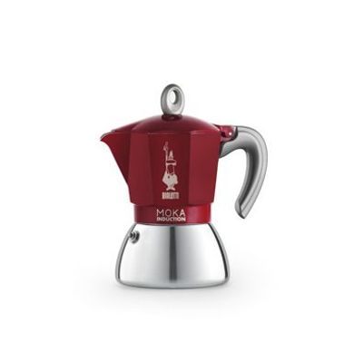 Moka Induction Cafetiere Rouge 2t   Bialetti