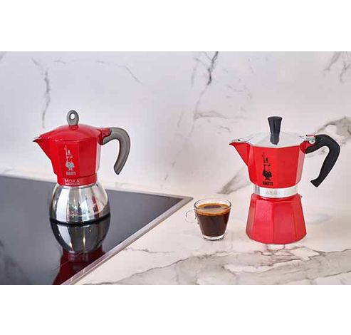 Moka Induction Koffiemaker Rood 6t   Bialetti