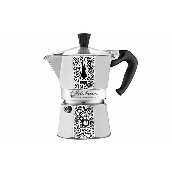 Moka Koffiekan 3t 90th Anniversary Incl.  Zak Met Trekkoord 