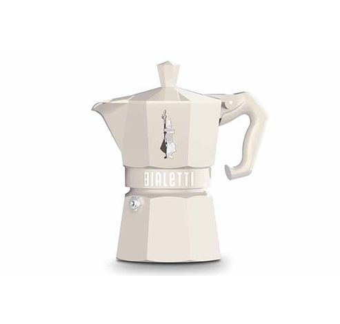 Moka Exclusive Cafetiere Cream 3t   Bialetti