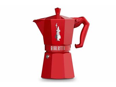 Moka Exclusive Koffiemaker Rood 6t 
