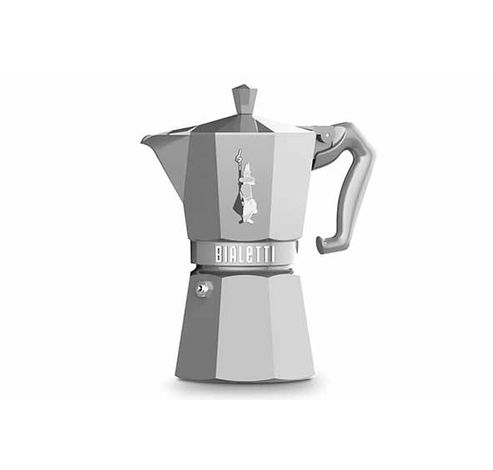 Moka Exclusive Cafetiere Argent 6t   Bialetti