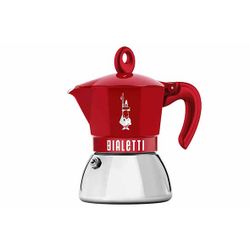 Moka Induction Exclusive Koffiemaker 4t Rood 