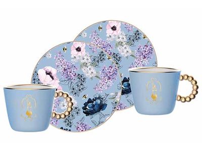 Bridgerton Set 2x Tasse Et Sous-tasse 