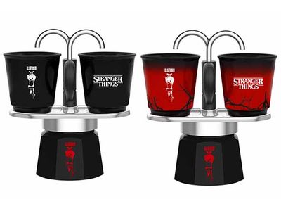 Stranger Things Set Mini Express + 2x Tas Thermochroom Zwart-rood