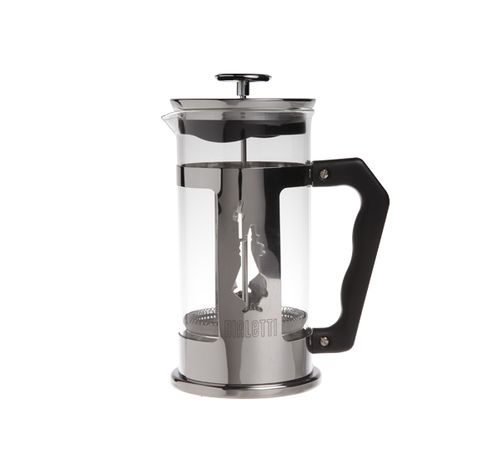 French Press Preziosa 1l - Borosilicat Inox 18/10-poignee Ergo Bakelite  Bialetti