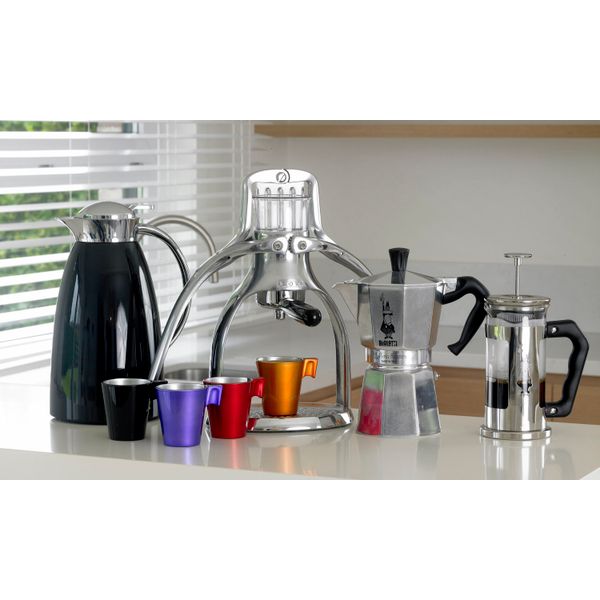 Bialetti French Press Preziosa M.ergonomisch Hv B Akeliet 0,35l Borosolicaat-inox 18-10