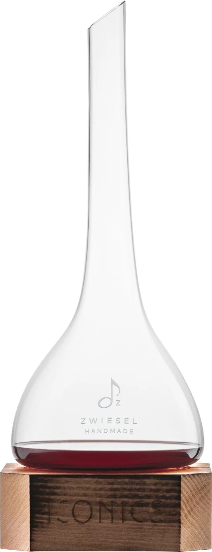 Iconics Decanteerkaraf met houten voet 0,75L