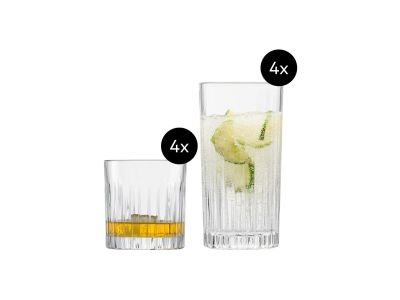 Stage Glazenset - set van 8