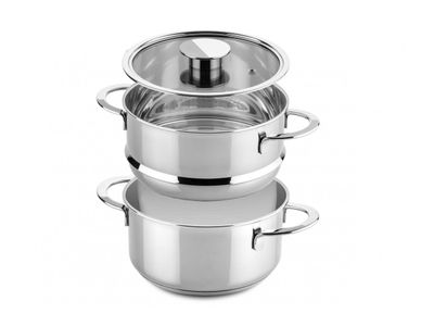 Gourmet groentenstomer+inzet 22cm