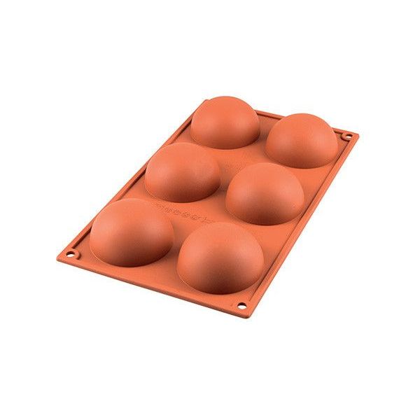 Half Sphere Silicone Rode Bakvorm 