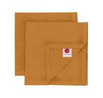 SET 2 SERVIETTES UNI 45X45 ALMOND 