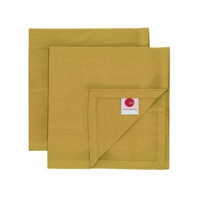 SET 2 SERVIETTES UNI 45X45 BRONZE  Tint