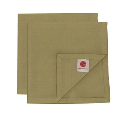 SET 2 SERVIETTES UNI 45X45 BOA  Tint