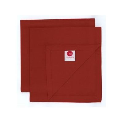 SET 2 SERVIETTES UNI 45X45 KETCHUP  Tint