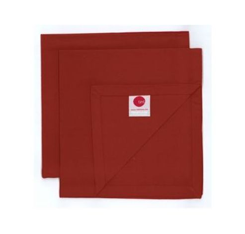 SET 2 SERVIETTES UNI 45X45 KETCHUP  Tint