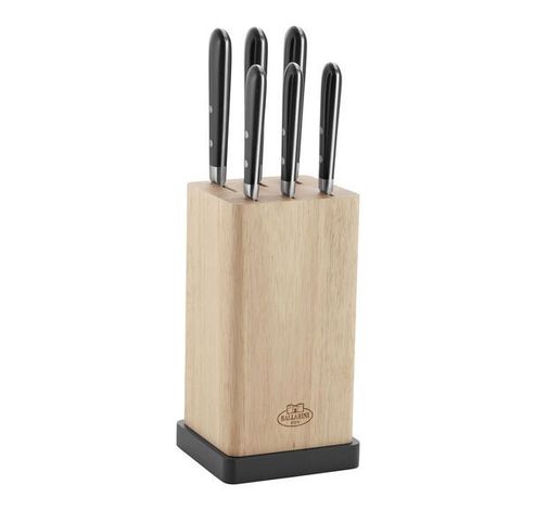 Avola Bloc de couteaux 7 pcs - noir  Ballarini