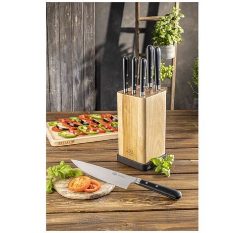 Avola Bloc de couteaux 7 pcs - noir  Ballarini